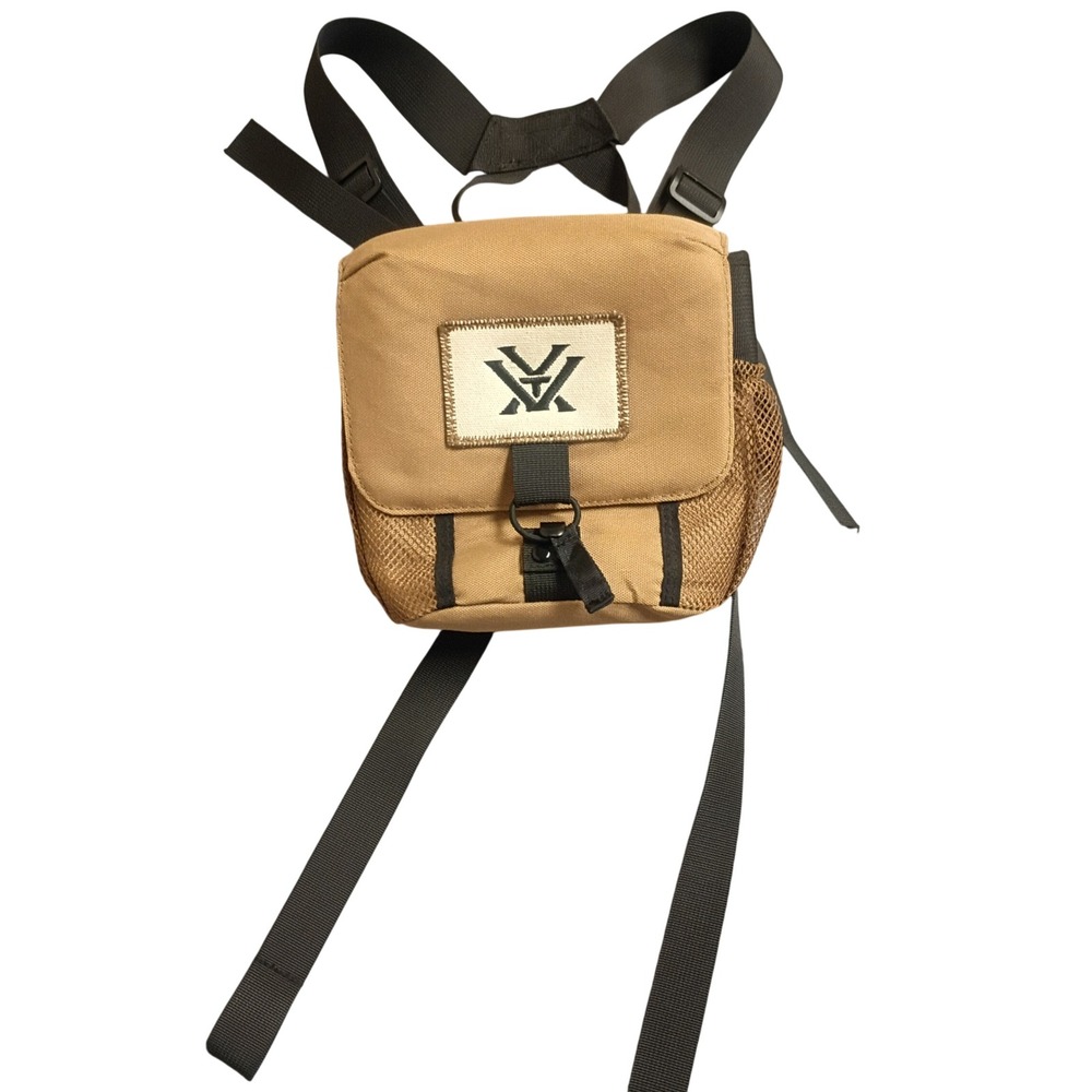 Vortex GlassPak Binocular Harness Unisex One Size Tan Tactical Chest Rig Pouch